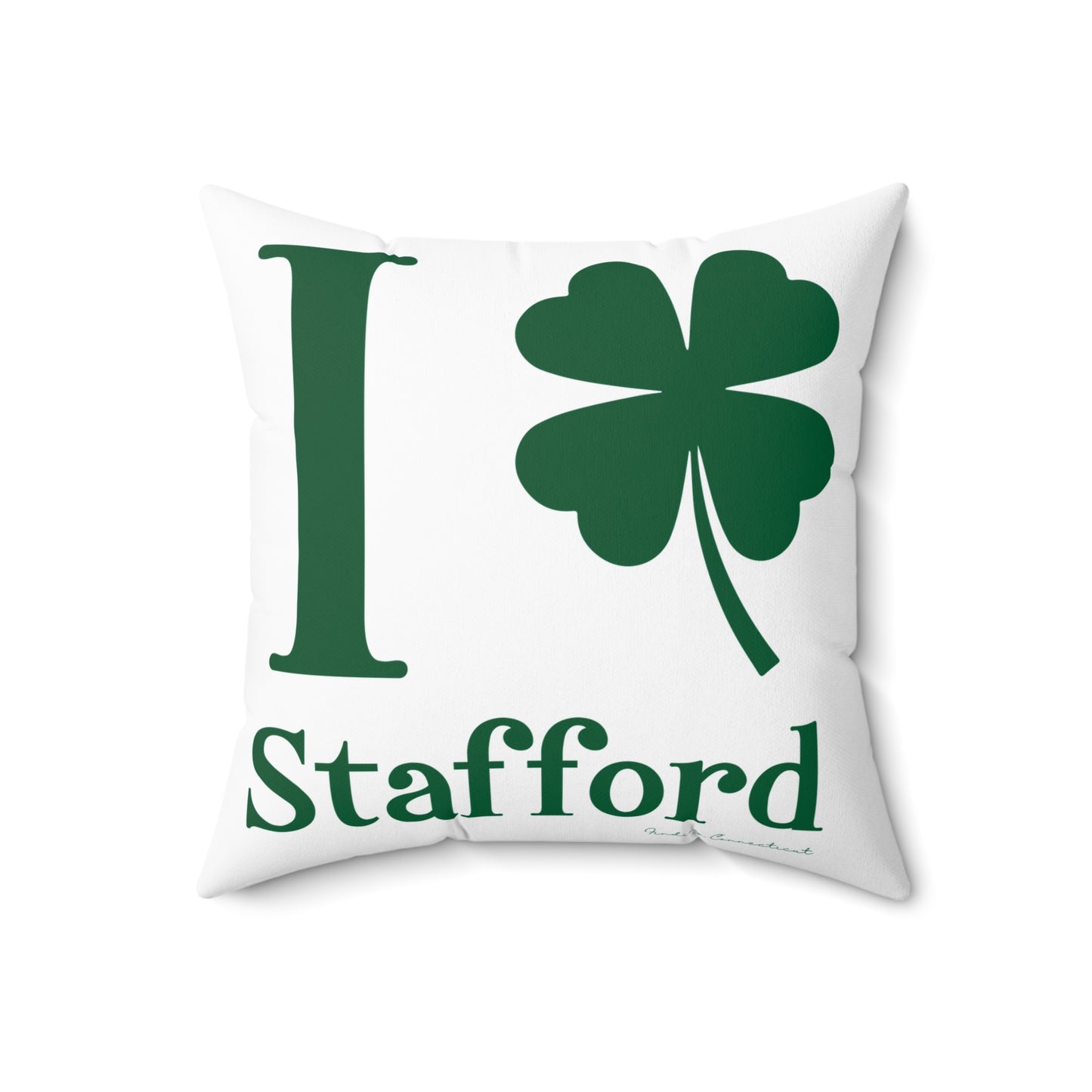 I Clover Stafford Spun Polyester Square Pillow
