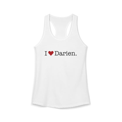 I Heart Darien. Women's Ideal Racerback Tank Top
