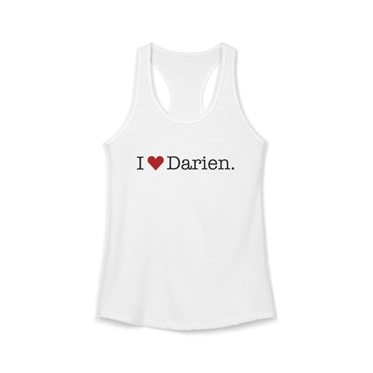 I Heart Darien. Women's Ideal Racerback Tank Top