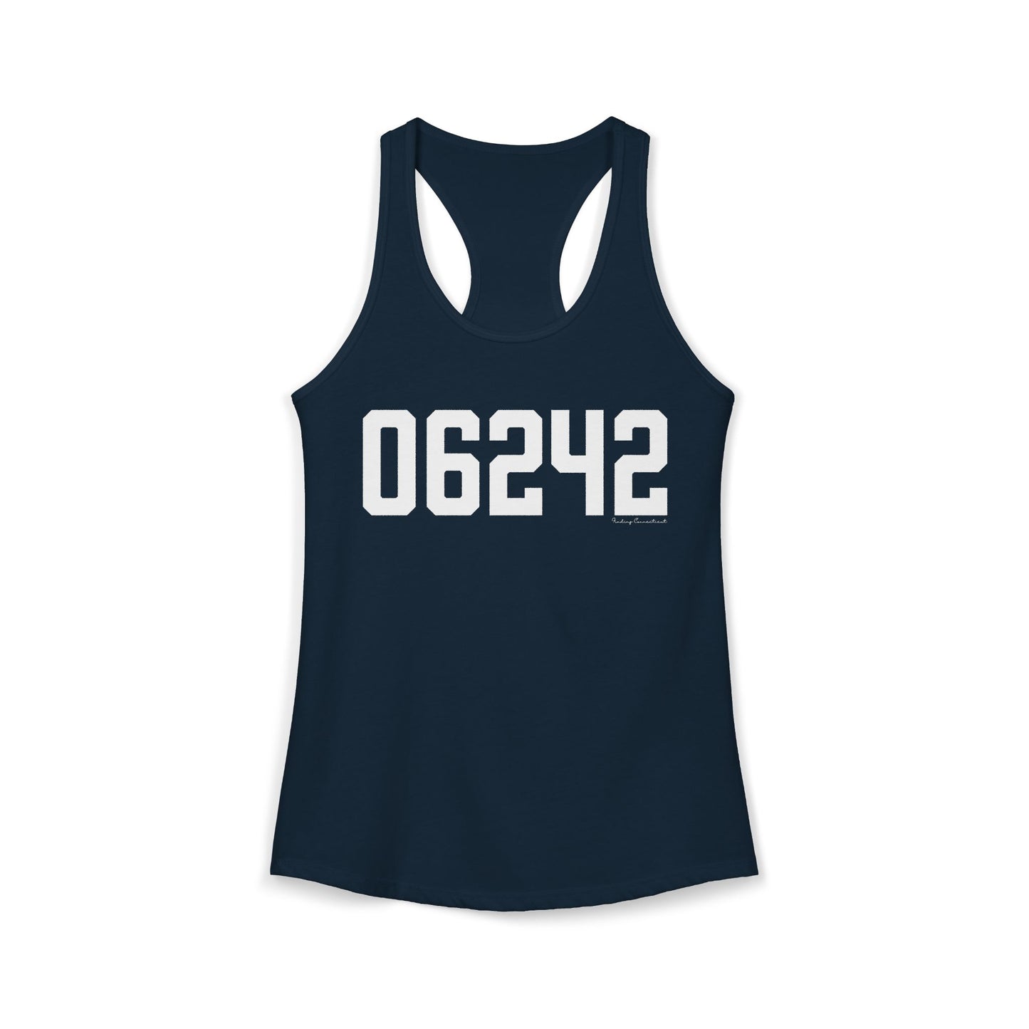 06242 Eastford CT Zip Code Women's Ideal Racerback Tank Top