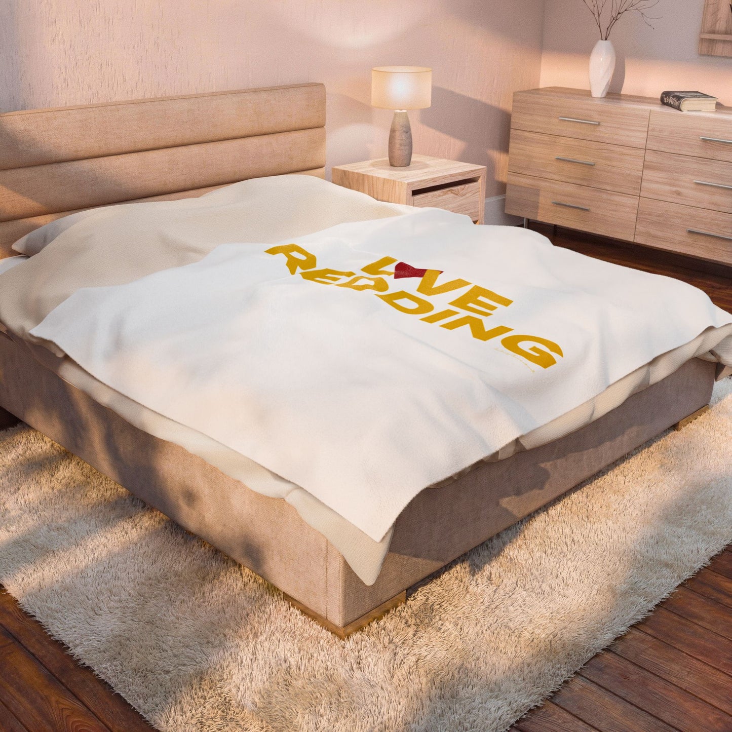 Love Redding Velveteen Plush Blanket