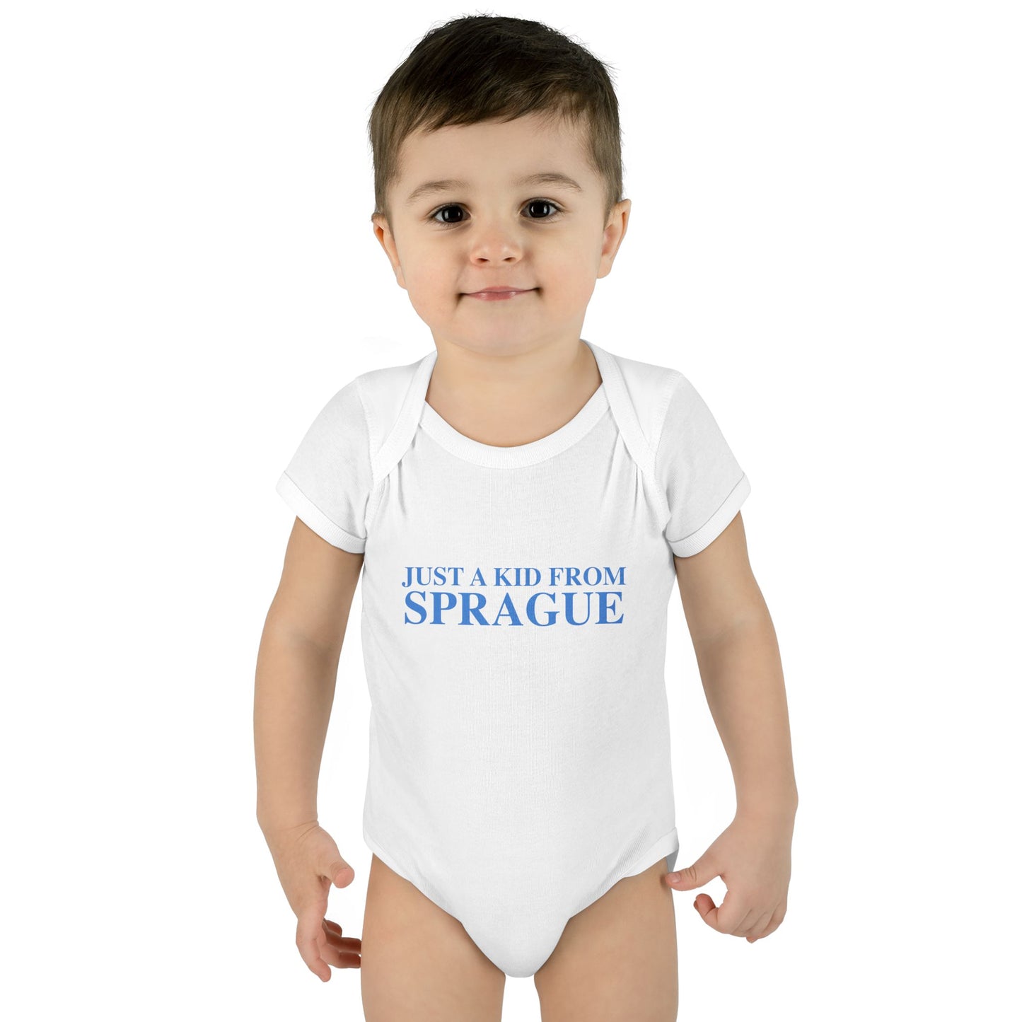 Just a kid from Sprague Infant Baby Rib Bodysuit
