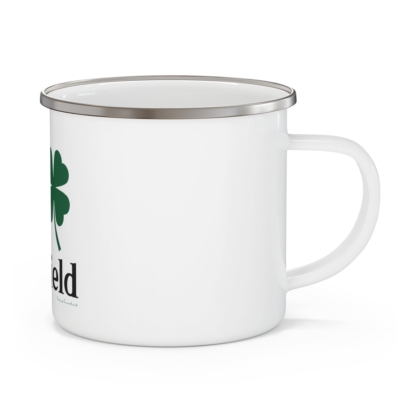 I Clover Fairfield Enamel Camping Mug