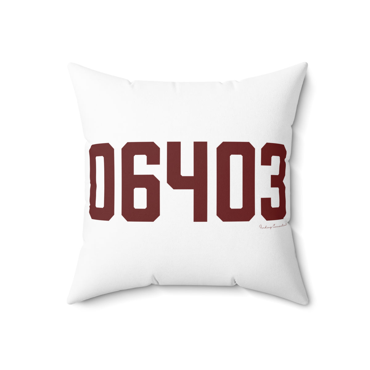 06403 Beacon Falls Connecticut Zip Code Polyester Square Pillow