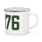 06076 Union Connecticut Zip Code Enamel Camping Mug