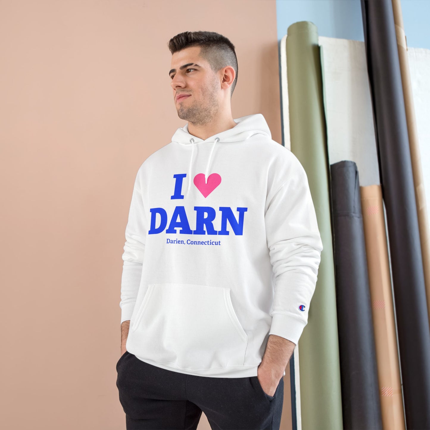 I Heart DARN Champion Hoodie