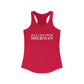 Just a kid from Sherman Women's Ideal Racerback Tank Top