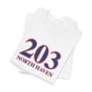 203 North Haven Red White & Blue Unisex Jersey Short Sleeve T-Shirt
