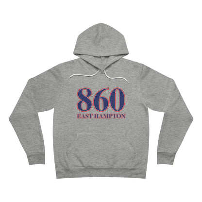 860 East Hampton Red White & Blue Unisex Sponge Fleece Pullover Hoodie