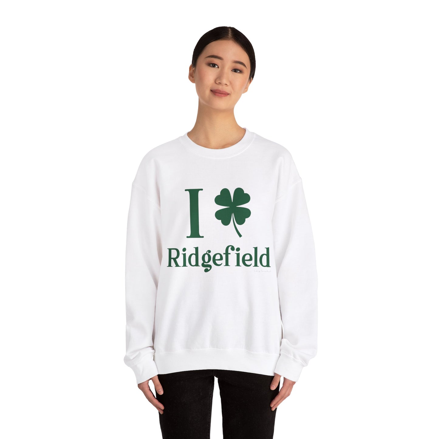 I Clover Ridgefield (Green) Unisex Heavy Blend™ Crewneck Sweatshirt