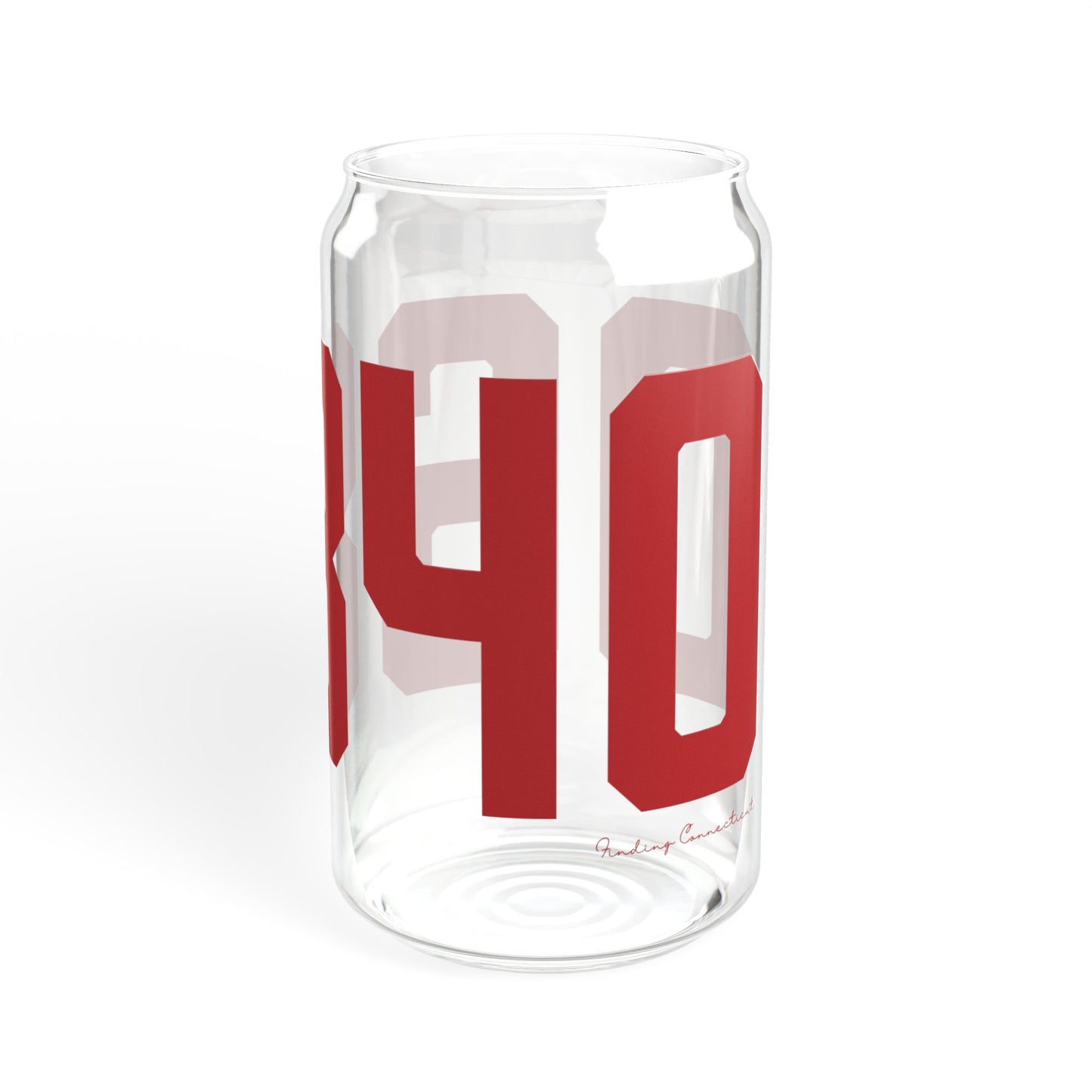 06840 New Canaan Connecticut Zip Code Sipper Glass, 16oz
