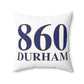860 Durham Spun Polyester Square Pillow