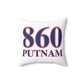 860 Putnam Red, White & Blue Spun Polyester Square Pillow