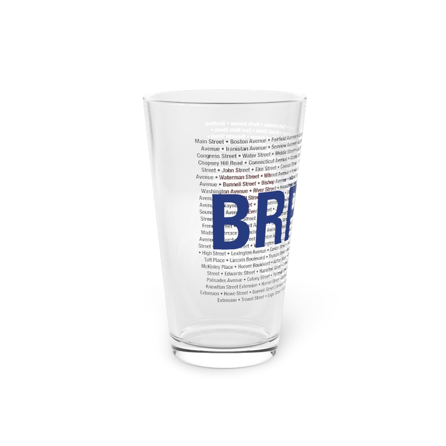 Bridgeport Love Pint Glass, 16oz