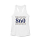Willington 860 Connecticut Women's Ideal Racerback Tank Top