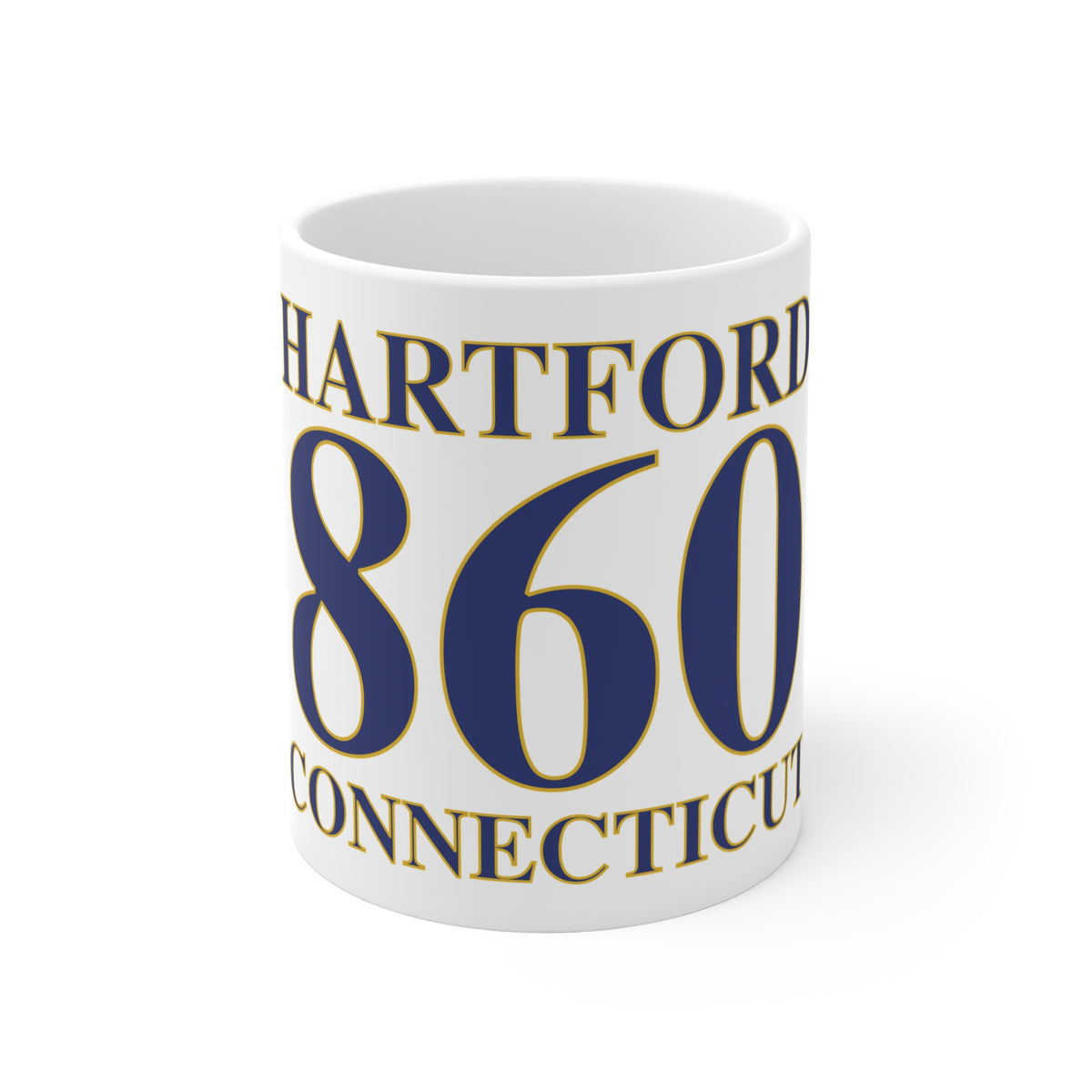 Hartford 860 Connecticut Canton Mug 11oz