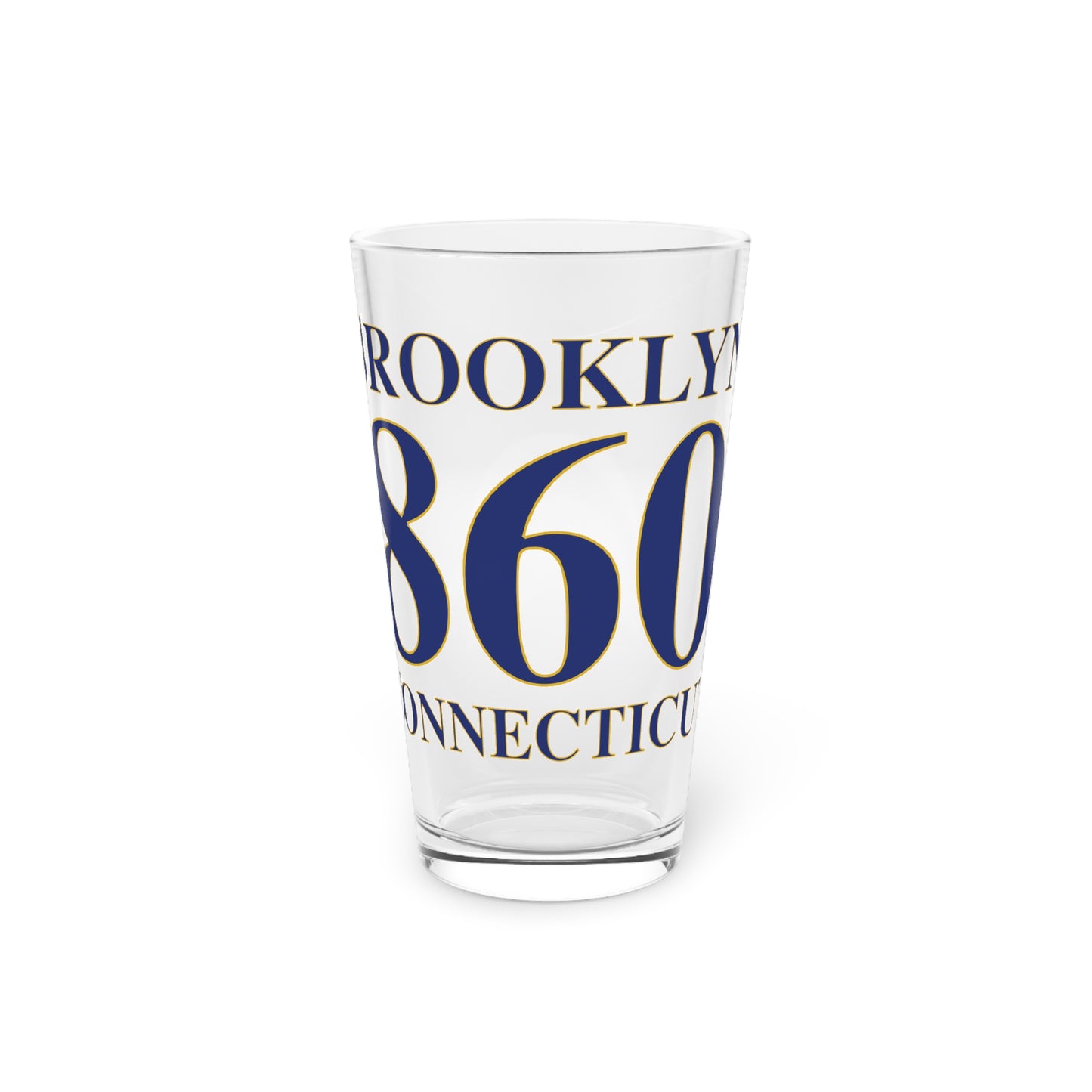 Brooklyn 860 Connecticut Pint Glass, 16oz