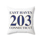 East Haven 203 Connecticut Polyester Square Pillow