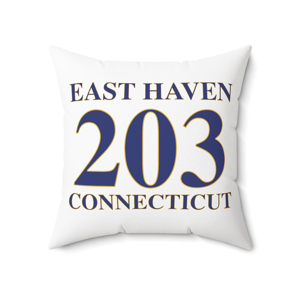 East Haven 203 Connecticut Polyester Square Pillow