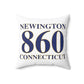 Newington 860 Connecticut Polyester Square Pillow