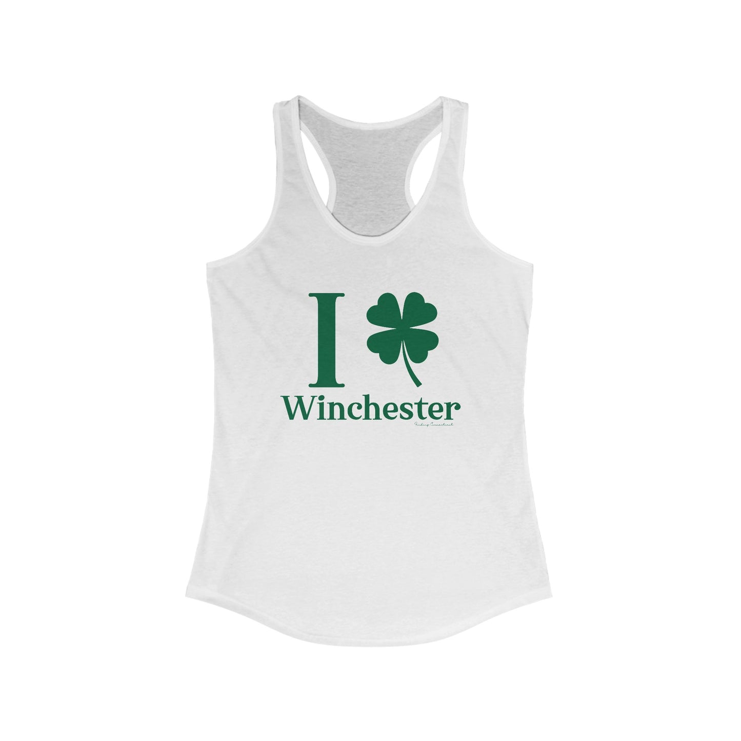 I Clover Winchester Women's Ideal Racerback Tank Top