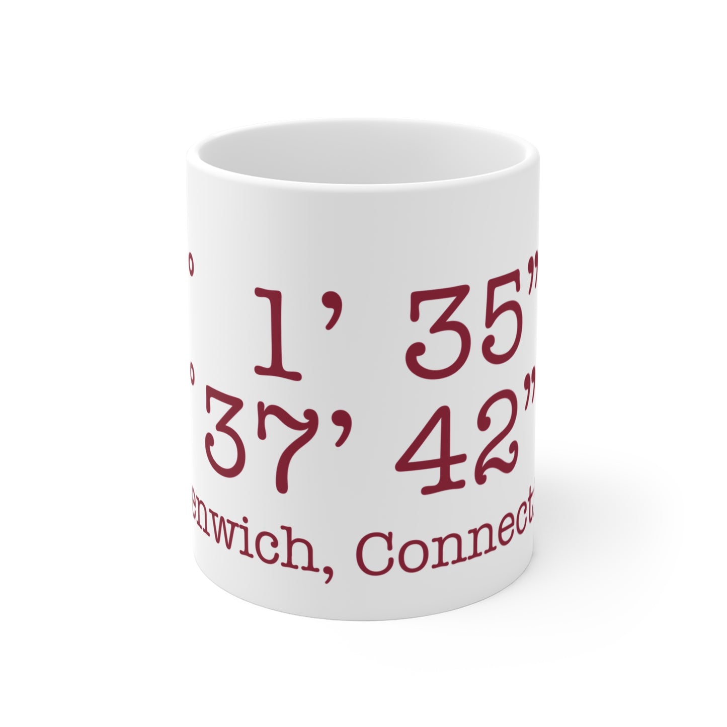 Greenwich Coordinates Mug 11oz