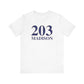 203 Madison Unisex Jersey Short Sleeve T-Shirt