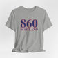 860 Scotland Red White & Blue Unisex Jersey Short Sleeve T-Shirt