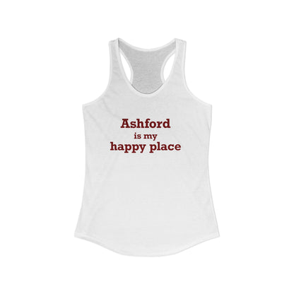 Ashford is My Happy Place Women's Ideal Racerback Tank Top