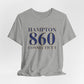 Hampton 860 Connecticut Unisex Jersey Short Sleeve T-Shirt