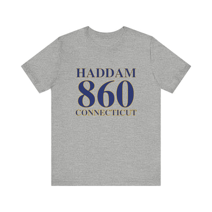 Haddam 860 Connecticut Unisex Jersey Short Sleeve Tee