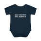 Just a kid from Sharon Infant Baby Rib Bodysuit