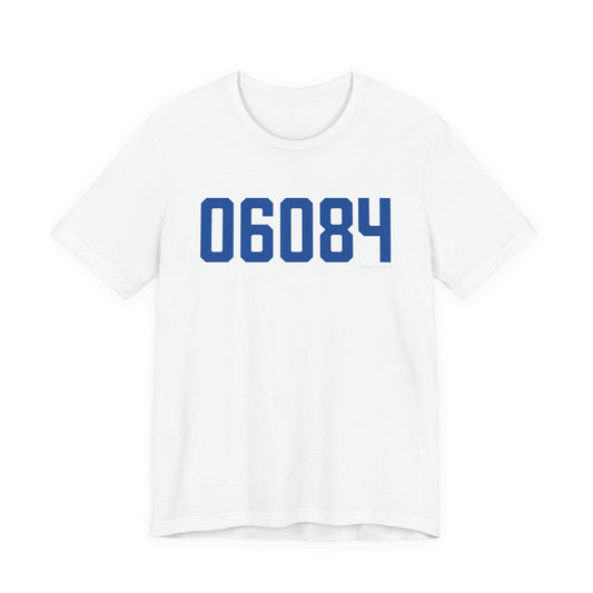 06084 Tolland Connecticut Zip Code Unisex Jersey Short Sleeve T-Shirt