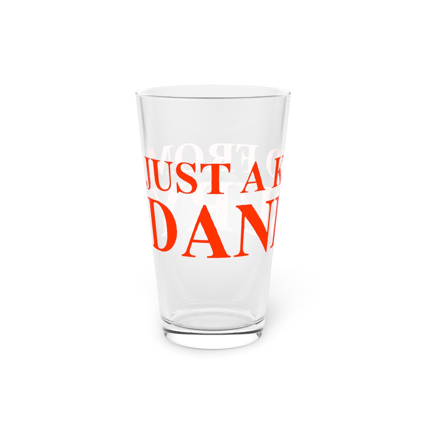 Just a kid from Danbury Pint Glass, 16oz