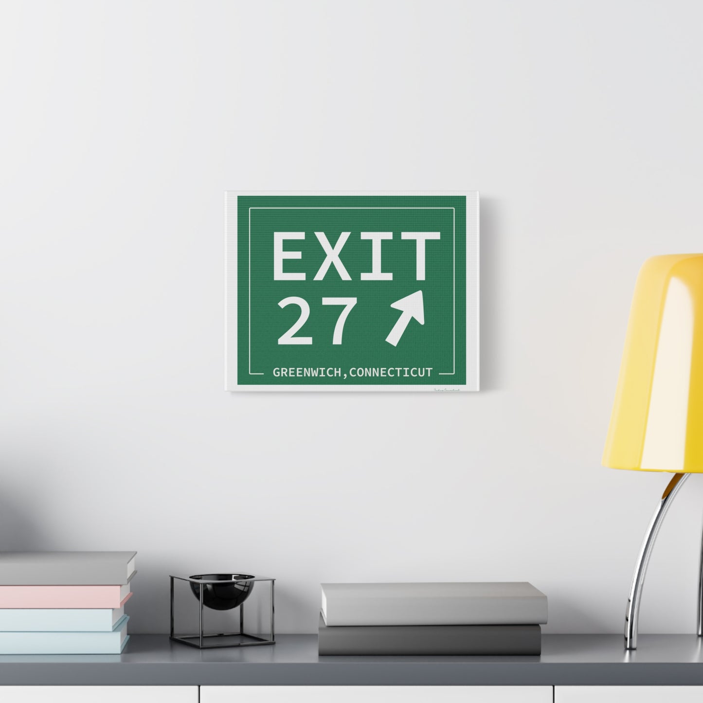 Vintage Exit 29 Merritt Parkway Sign Matte Canvas, Stretched, 1.25"