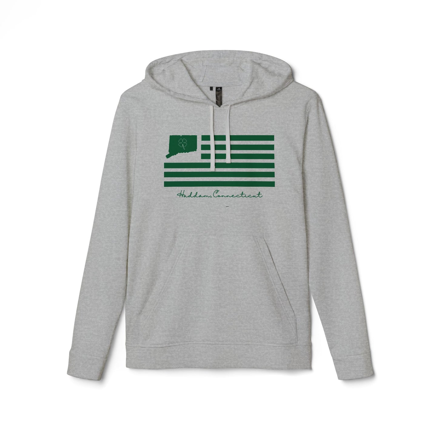 Haddam Connecticut St. Patrick’s Day Flag adidas Unisex Fleece Hoodie