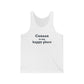 Canaan is my Happy Place Unisex Jersey Tank Top