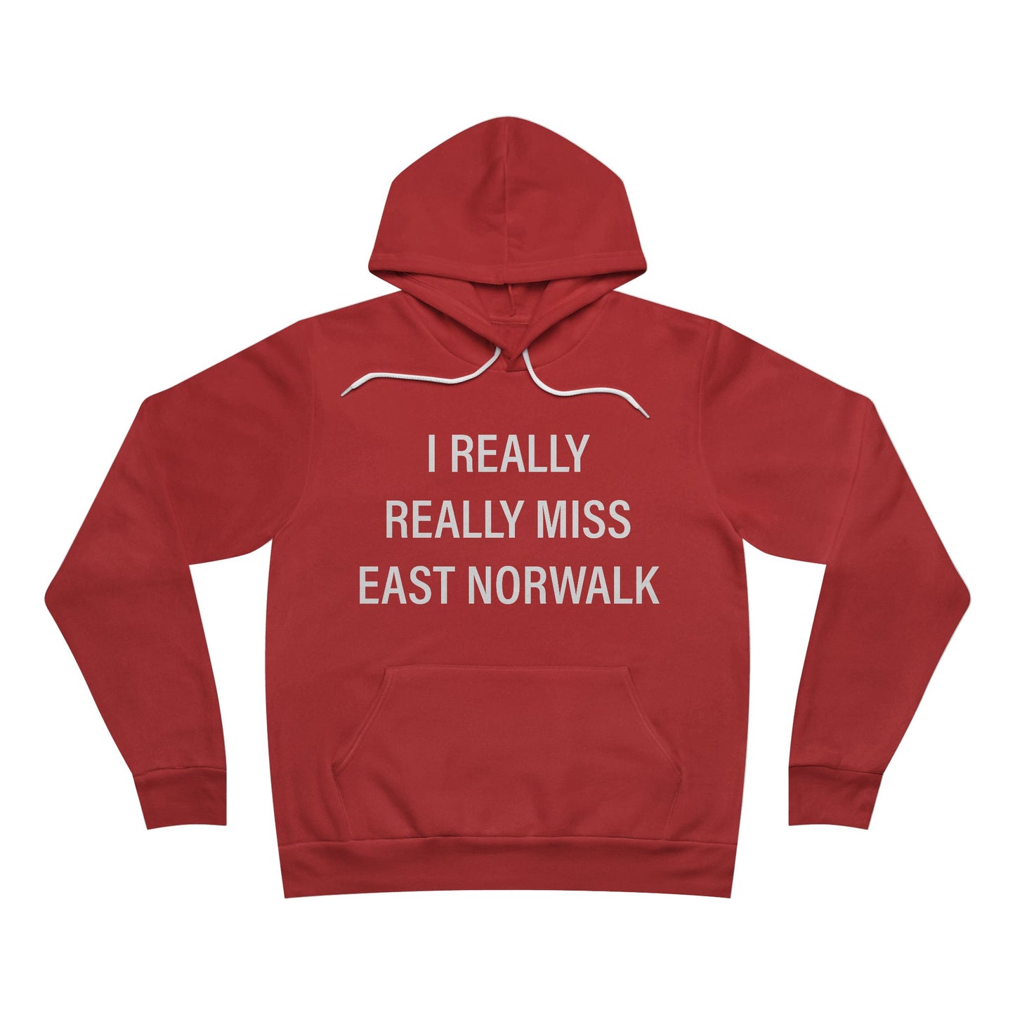 I Really Really Miss East Norwalk Unisex Sponge Fleece Pullover Hoodie