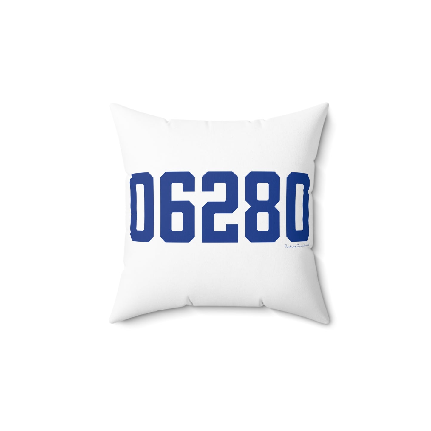 06280 Windham Connecticut Zip Code Spun Polyester Square Pillow