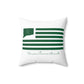 Union Connecticut St. Patrick’s Day Flag Spun Polyester Square Pillow