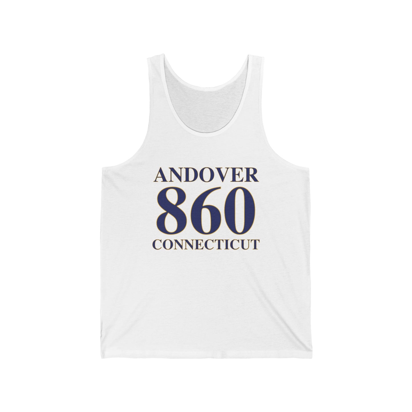 Andover 860 Connecticut Unisex Jersey Tank Top