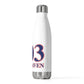 New Haven Red, White & Blue 20 oz Insulated Bottle