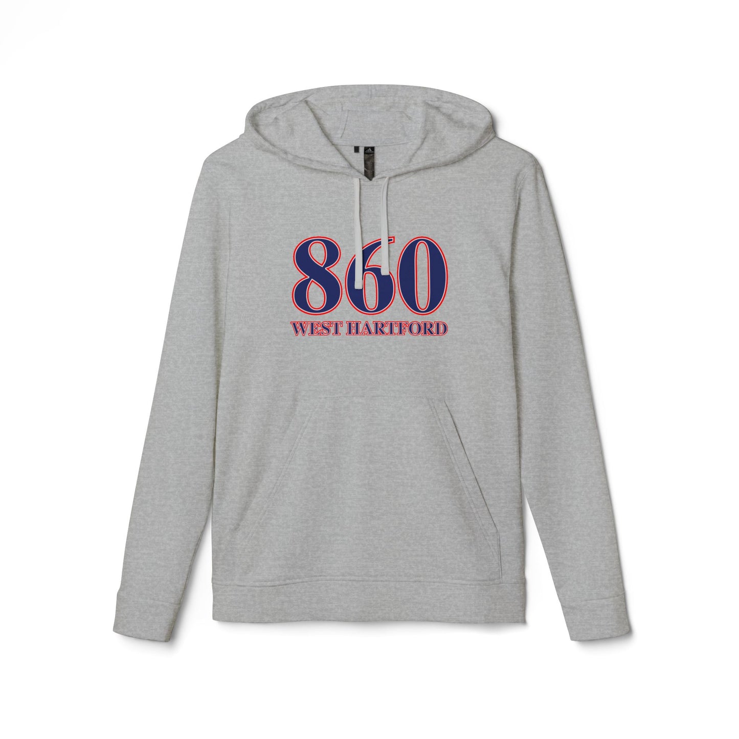 860 West Hartford Red White & Blue adidas Unisex Fleece Hoodie