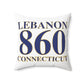Lebanon 860 Connecticut Spun Polyester Square Pillow