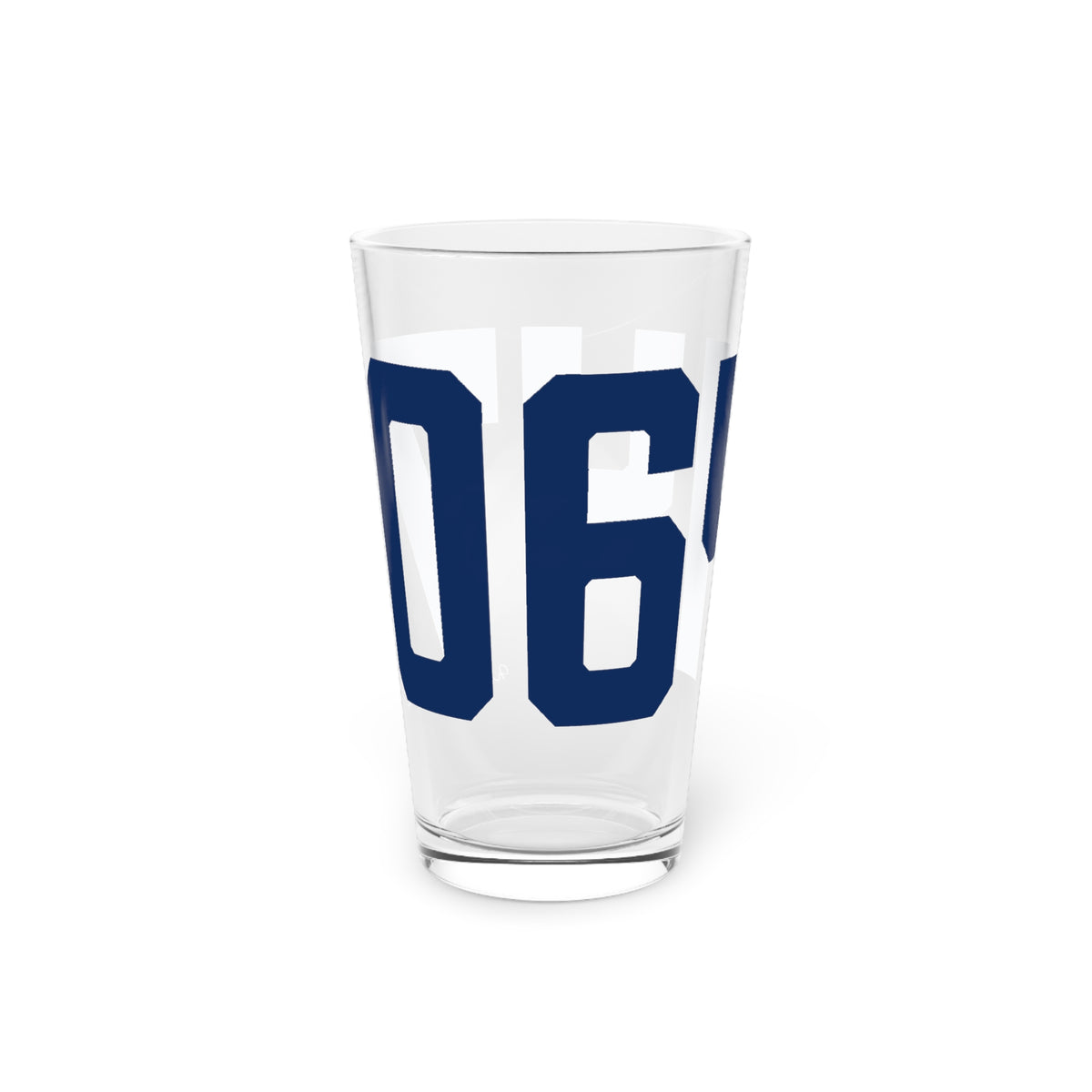 06447 Marlborough Connecticut Zip Code Pint Glass, 16oz