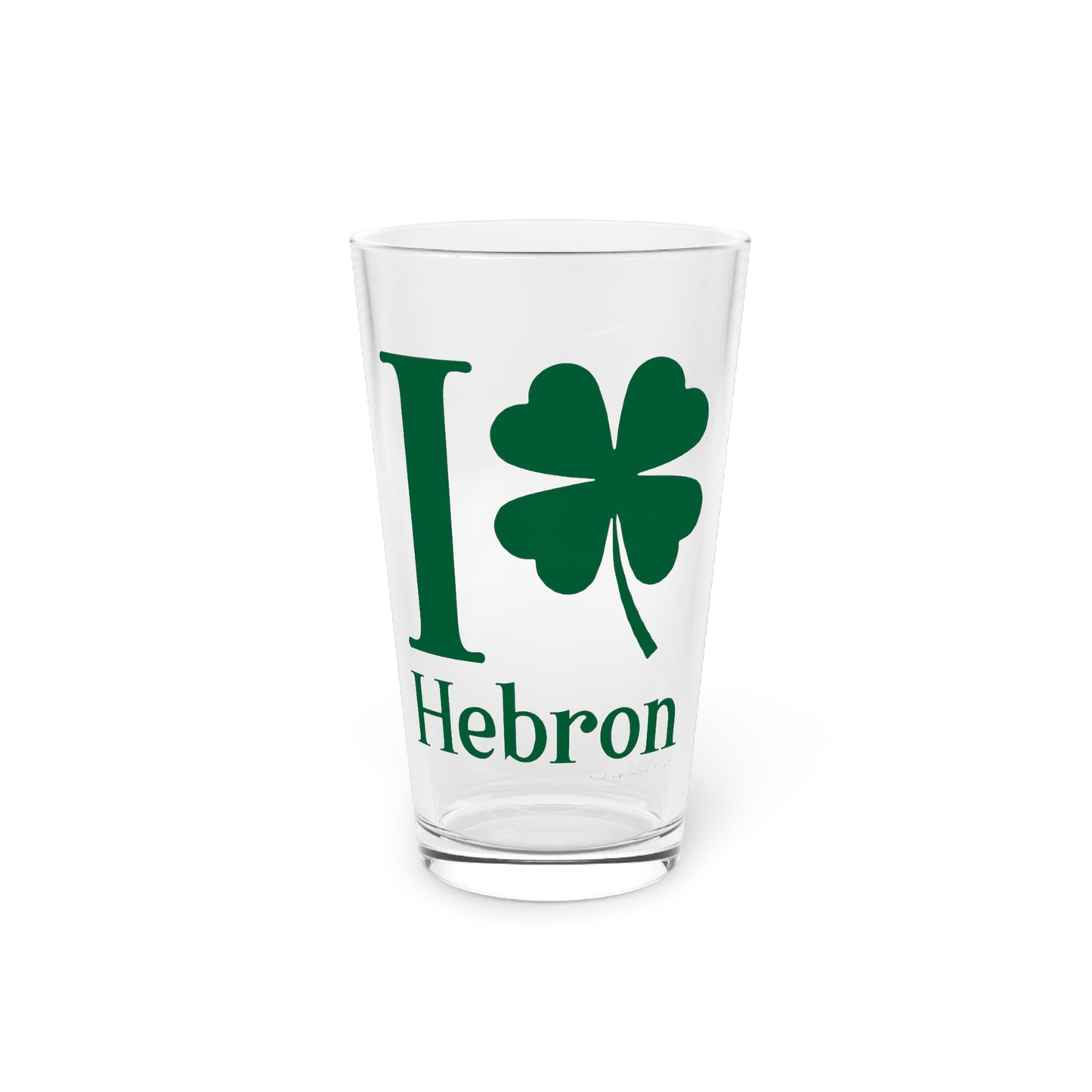 I Clover Hebron Pint Glass, 16oz