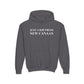 Just a kid from New Canaan Youth Heavy Blend Hooded Sweatshirt