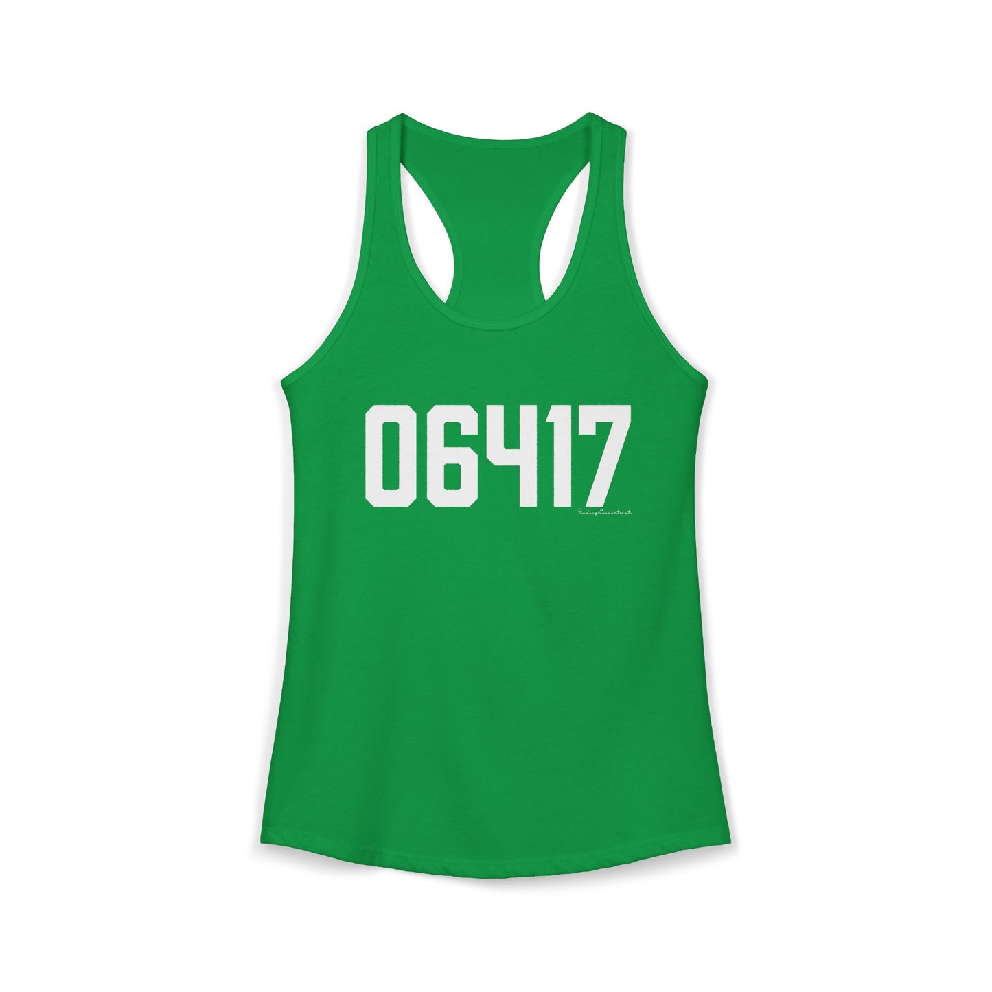 06417 Deep River CT Zip Code Women's Ideal Racerback Tank Top