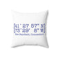 New Fairfield Coordinates Spun Polyester Square Pillow