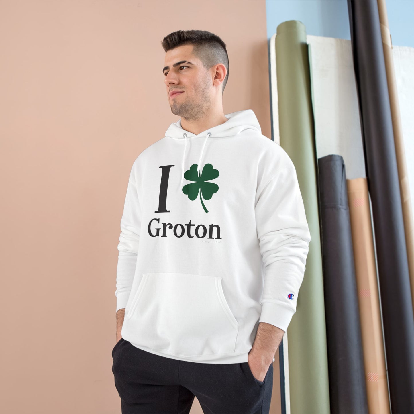 I Clover Groton Champion Hoodie